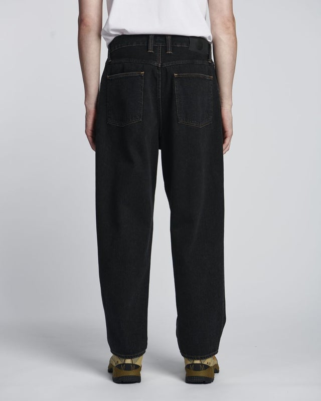 Edwin Tyrell Pant, black dark marble wash