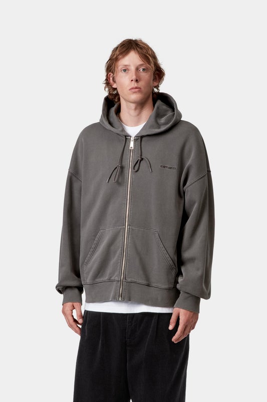 Carhartt Benton Sweat Jacket, graphite garment dyed