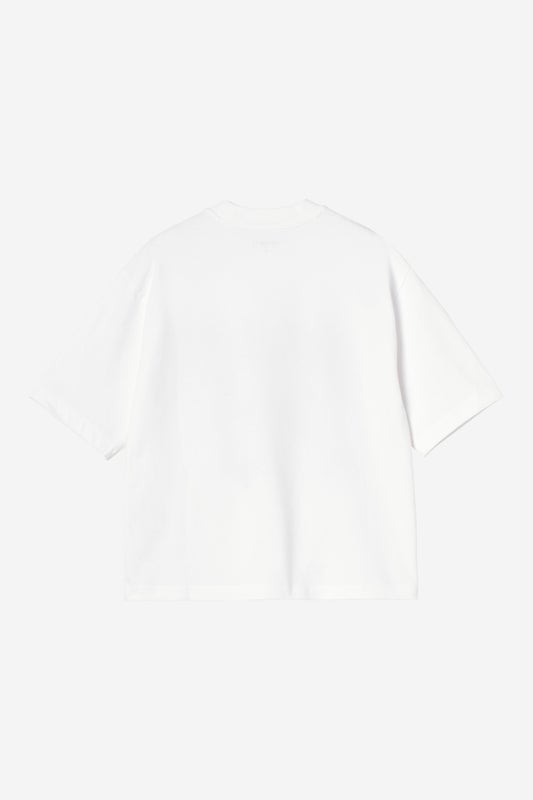 Carhartt Women's Hackwork Tee, white / cardinal