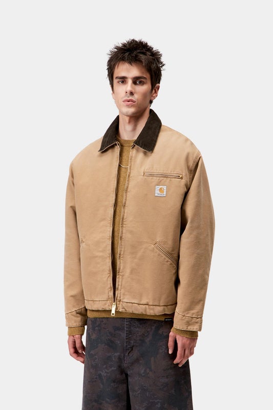 Carhartt OG Detroit Jacket (Winter), hamilton brown / tobacco (stone canvas)