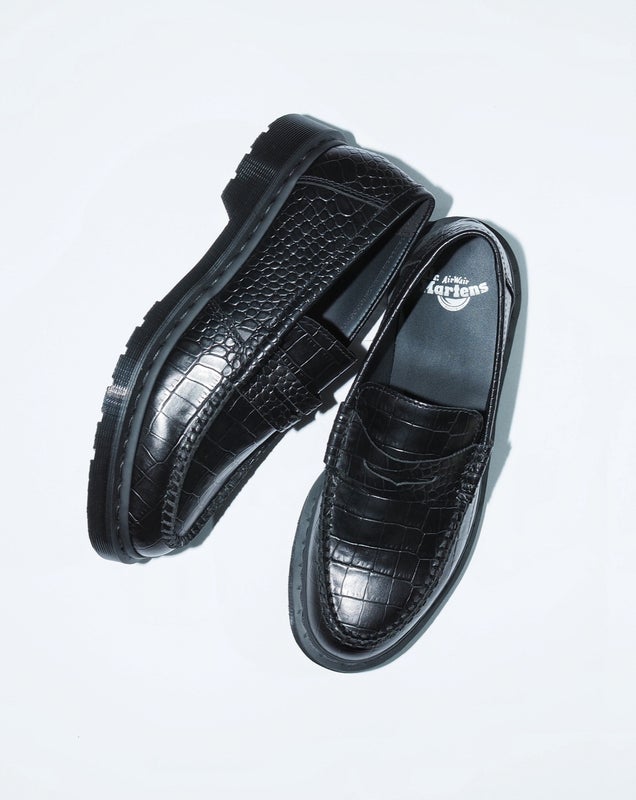Dr Martens Penton Loafer, Atlas Croc Emboss.