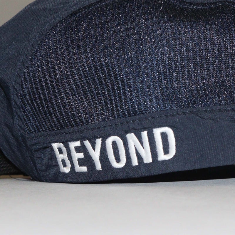 Beyond Brand Text Logo Cap,  dark navy
