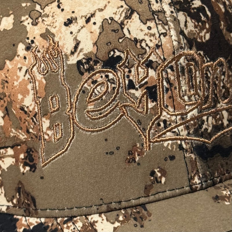 Beyond League Trucker Hat, veil camo