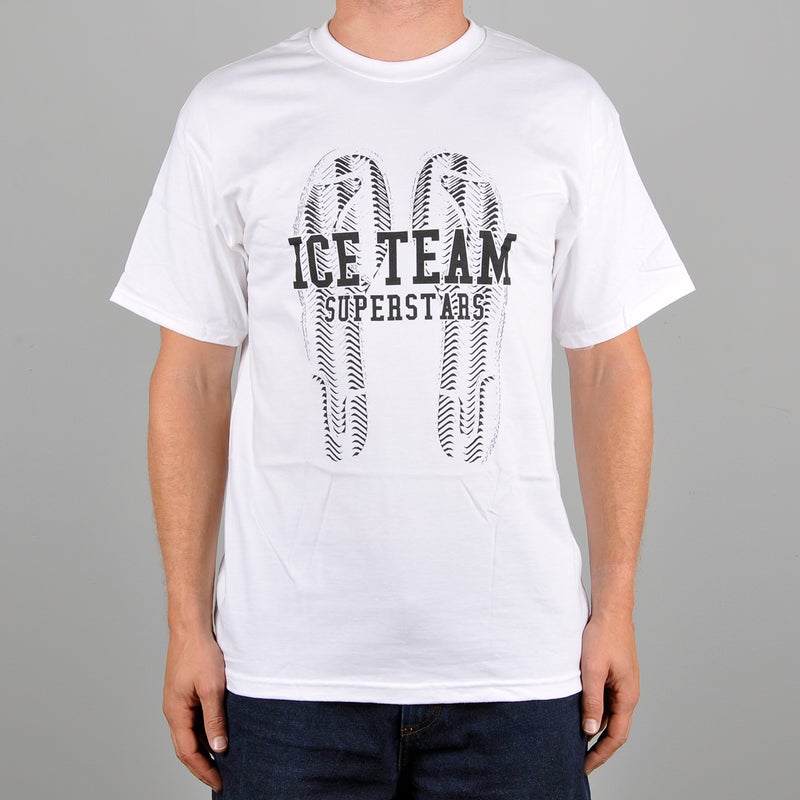 Ice Team Superstar Tee, white