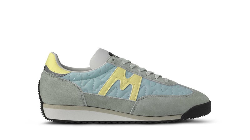 Karhu Mestari, aqua gray / wax yellow