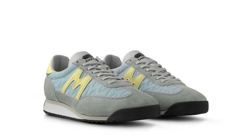 Karhu Mestari, aqua gray / wax yellow