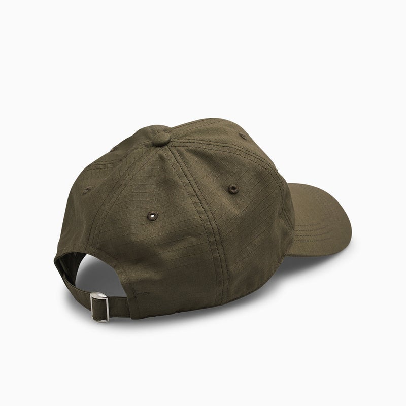 Last Resort Script Logo Soft Peak Cap, olive drab