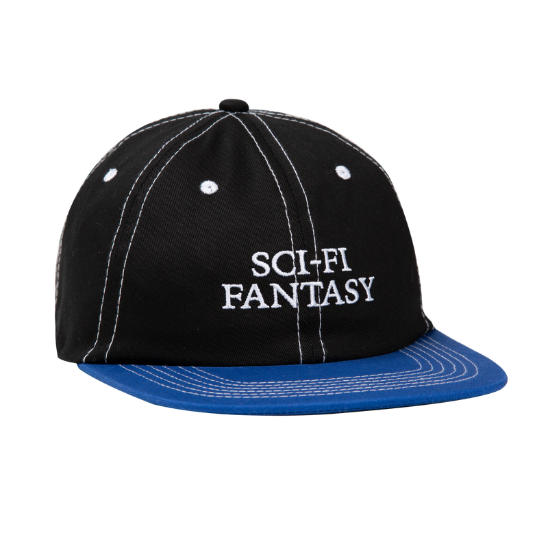 Sci-Fi Fantasy Logo hat, black / royal