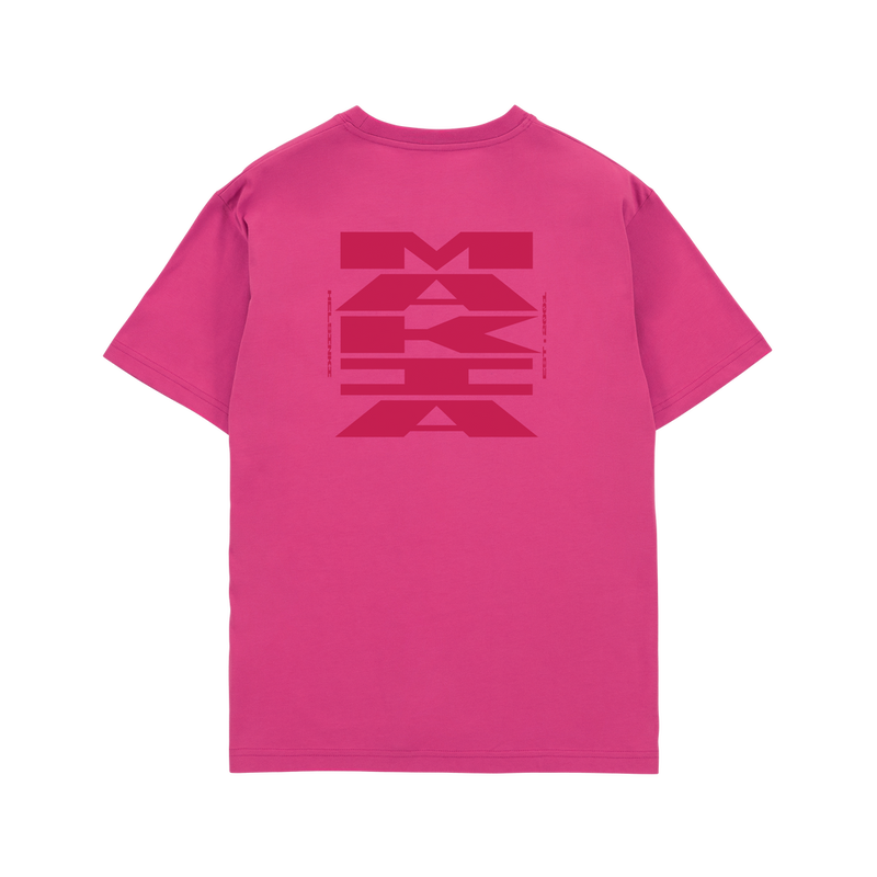 Makia Statement Tee, raspberry