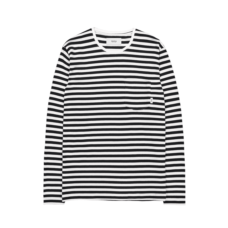 Makia Verkstad  L/S Tee, black / white