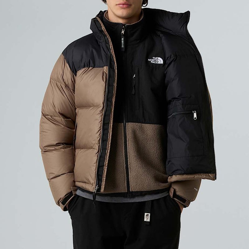 The North Face 96 Retro Nuptse Jacket, mocha brown / tnf black