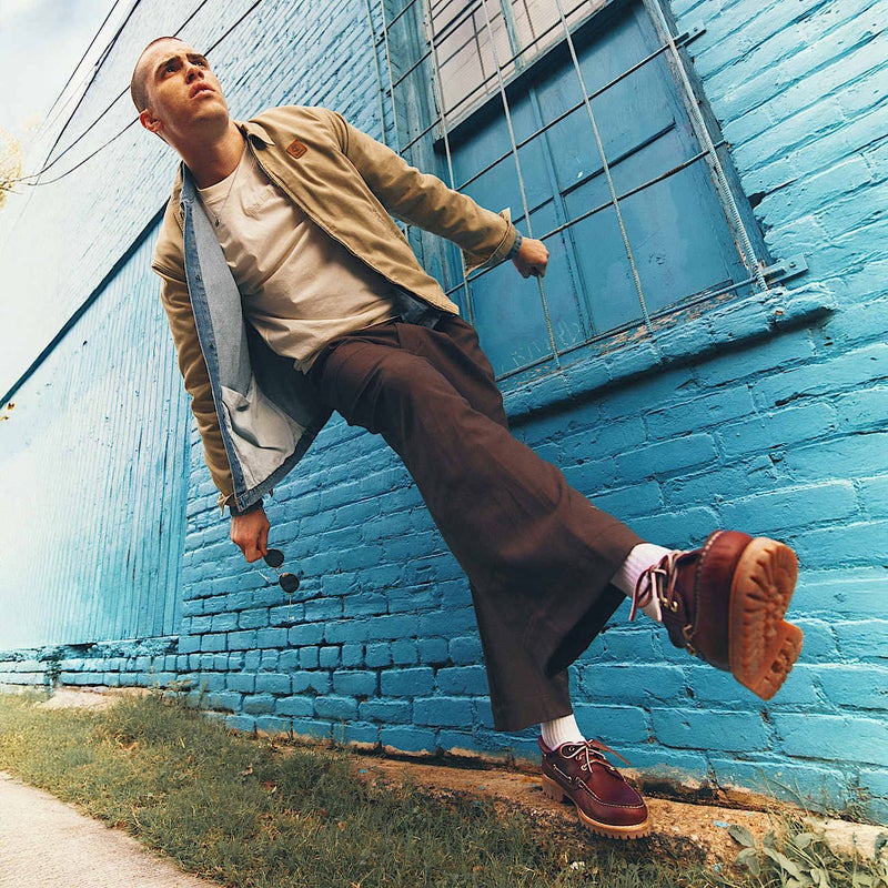 Timberland Authentic Boat Shoe, burgundy