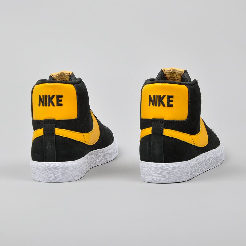 Nike SB Blazer Mid, black / university gold / white