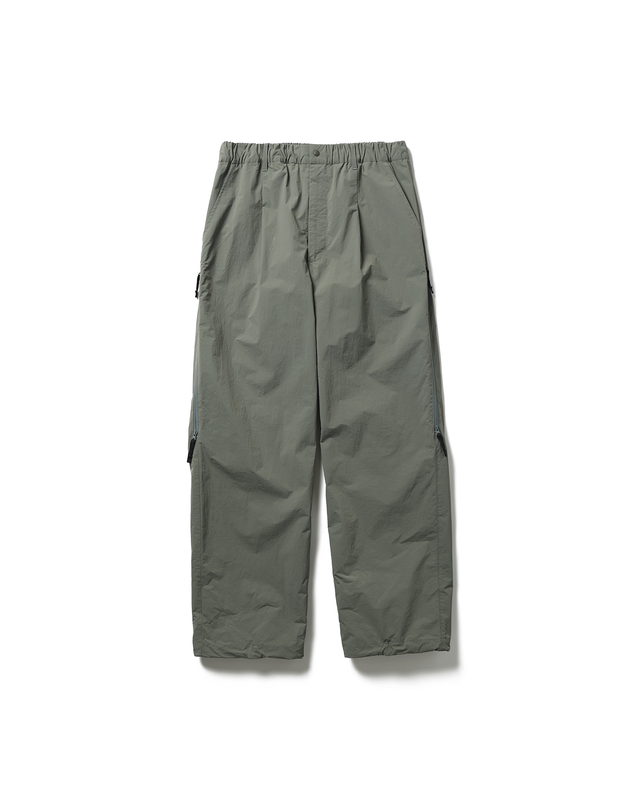 Snow Peak Nylon Tussah Utility Storage Pants, olive.