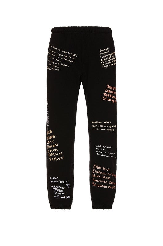 Pleasures Remote Sweatpants, black