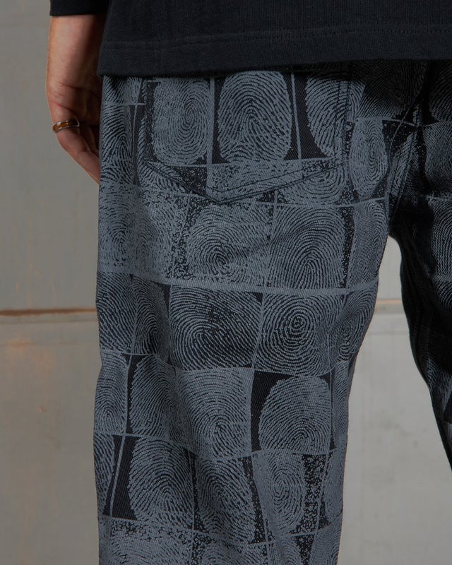 Pleasures Trace Denim Work Pant, black