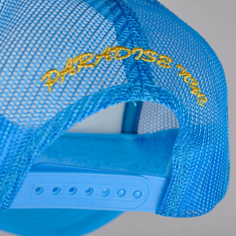 Paradise Fuck Everything Trucker, blue