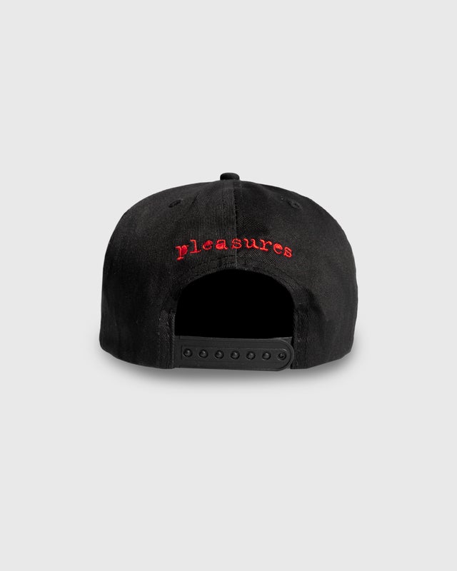 Pleasures X Slipknot People=Shit Snapback Hat, black
