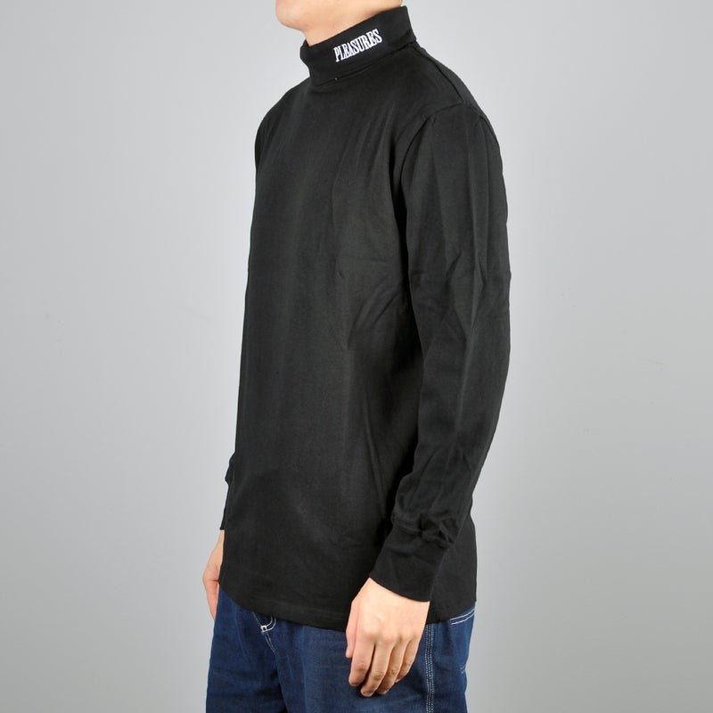 Pleasures Cut Here Turtleneck, black