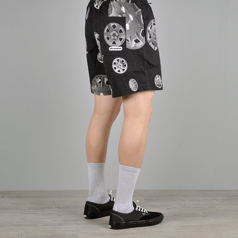 Pleasures Roadside Twill Shorts, black