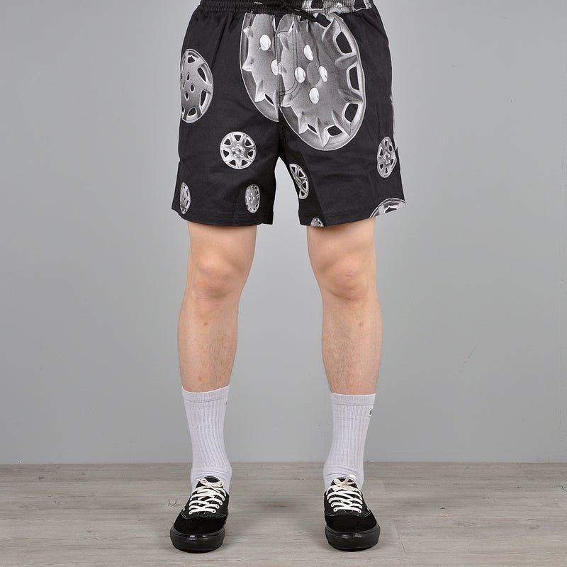 Pleasures Roadside Twill Shorts, black