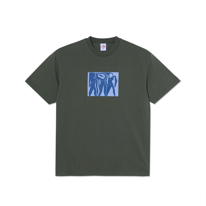 Polar Cut Outs Tee, dark green