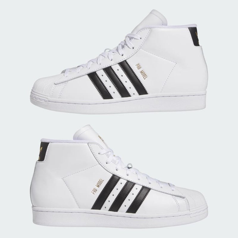adidas Pro Model ADV, footwear white / core black / gold metallic