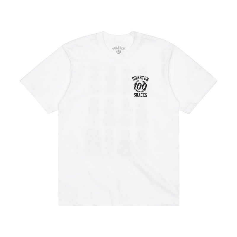 Quartersnacks Anniversary Tee, white