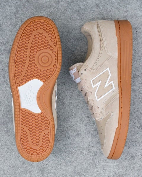 New Balance 480, tan / gum