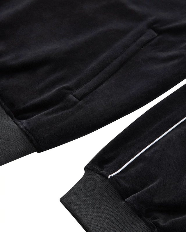 New Balance X Grand Collection Velour Track Jacket, black