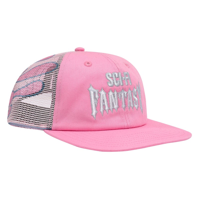 Sci-Fi Fantasy Biker Logo Hat, pink