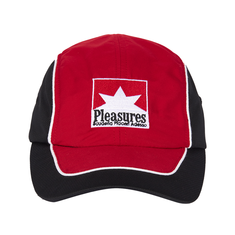 Pleasures Performance Racing hat, red / black