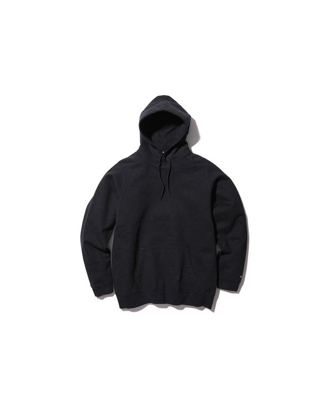 Snow Peak Recycled Cotton Pullover Hoodie, black