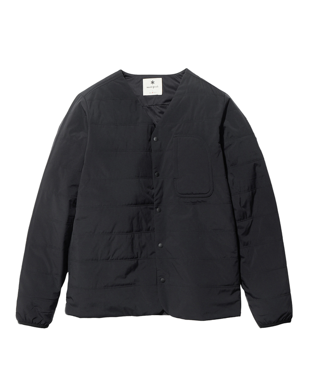 Snow Peak Flexible Insulated Cardigan, black