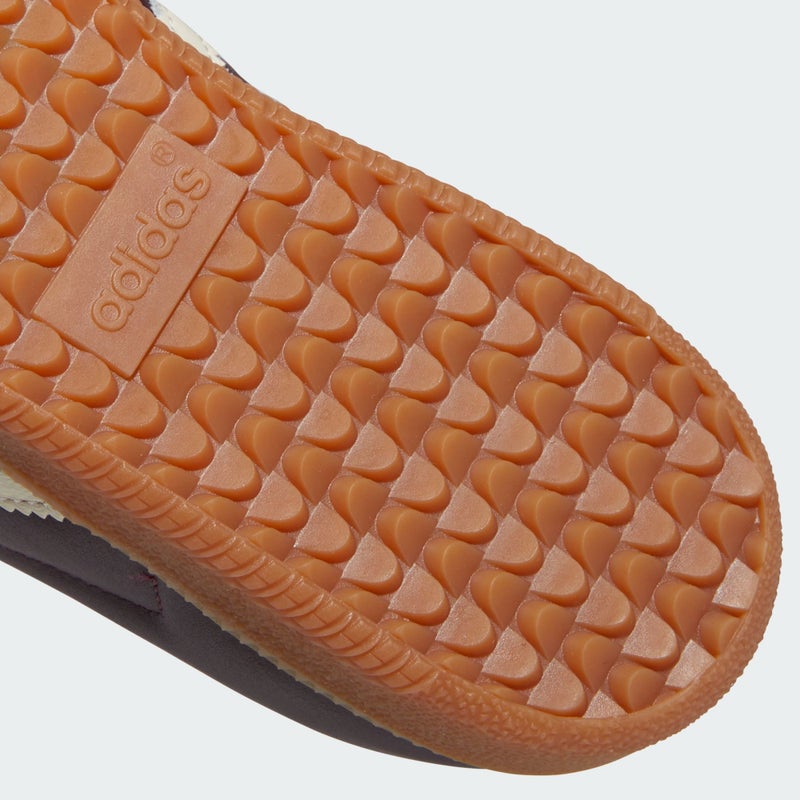 adidas Samba OG W, maroon / cream white / metallic gold