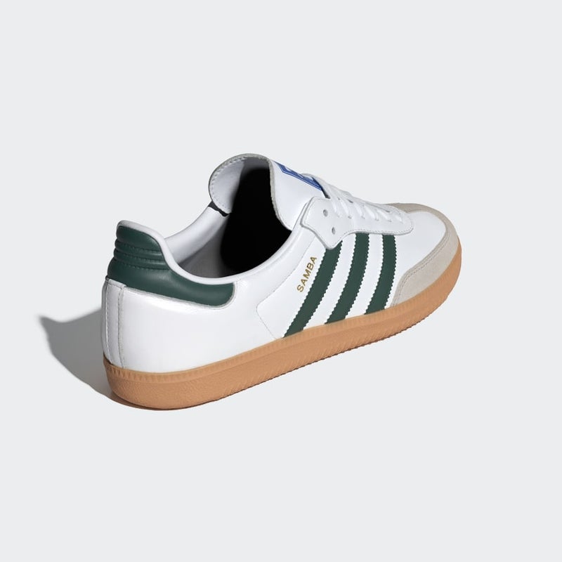 adidas Samba OG, cloud white / collegiate green / gum