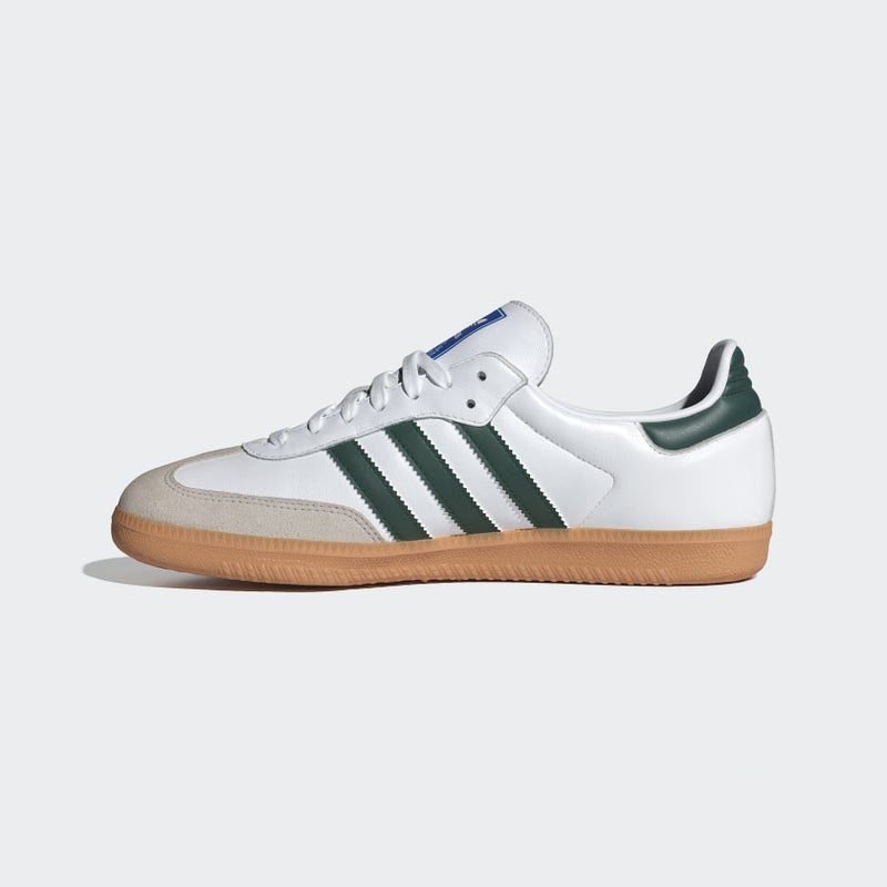 adidas Samba OG, cloud white / collegiate green / gum