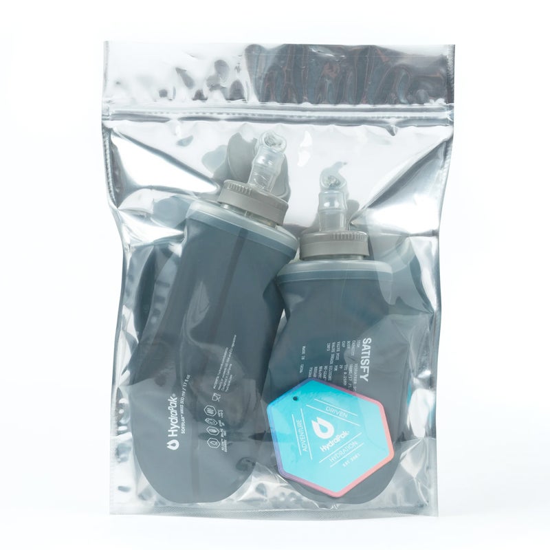 Satisfy HydraPak&reg; Soft Flask 500ml 2‑Pack