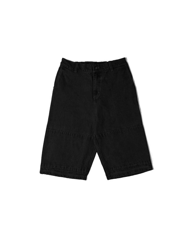 Poetic Sculptor Shorts, black denim