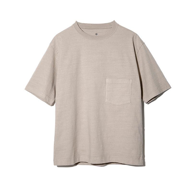Snow Peak Heavy Cotton T-shirt, beige
