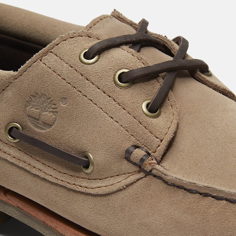 Timberland Authentic 3-Eye Boat Shoe, beige