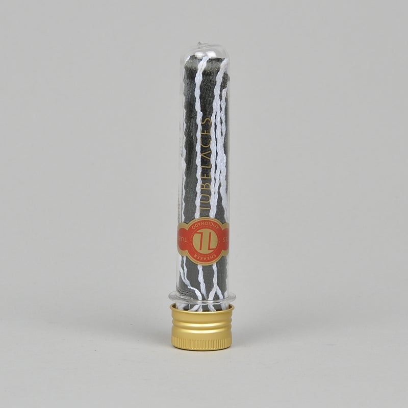 Tubelaces Gold Rope Hook Up, black / white