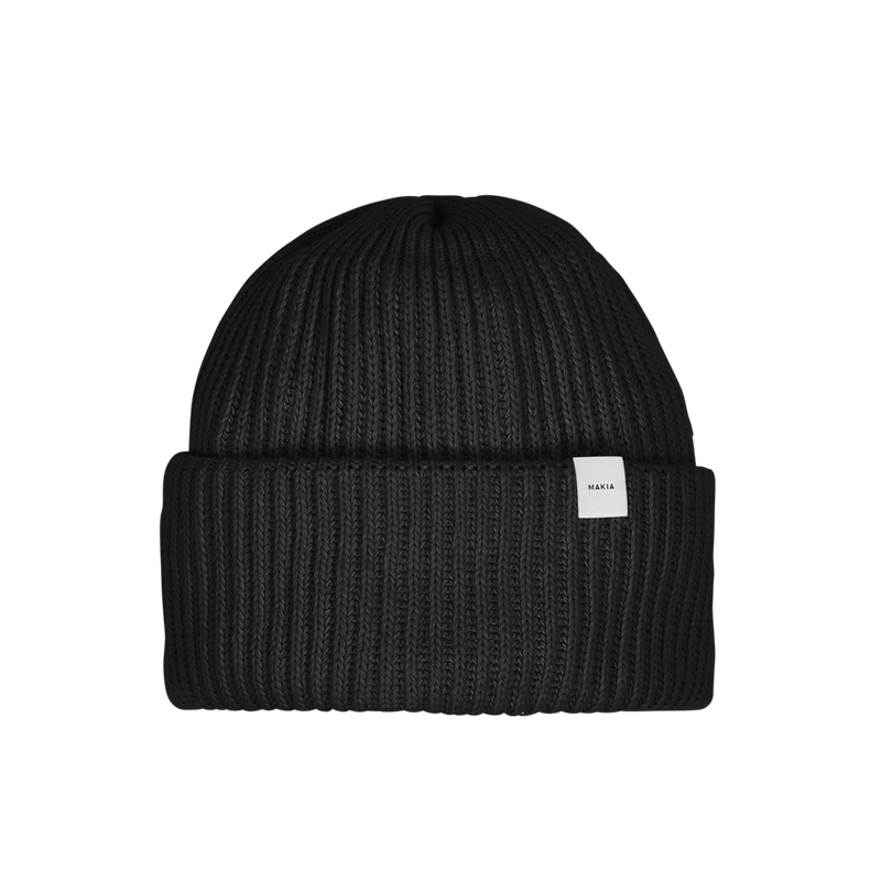 Makia Leaf Beanie, black