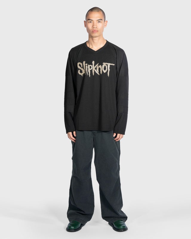 Pleasures X Slipknot X-ray Hockey Jersey, black