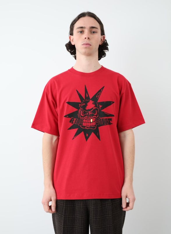 Rassvet Skull Tee, dark red