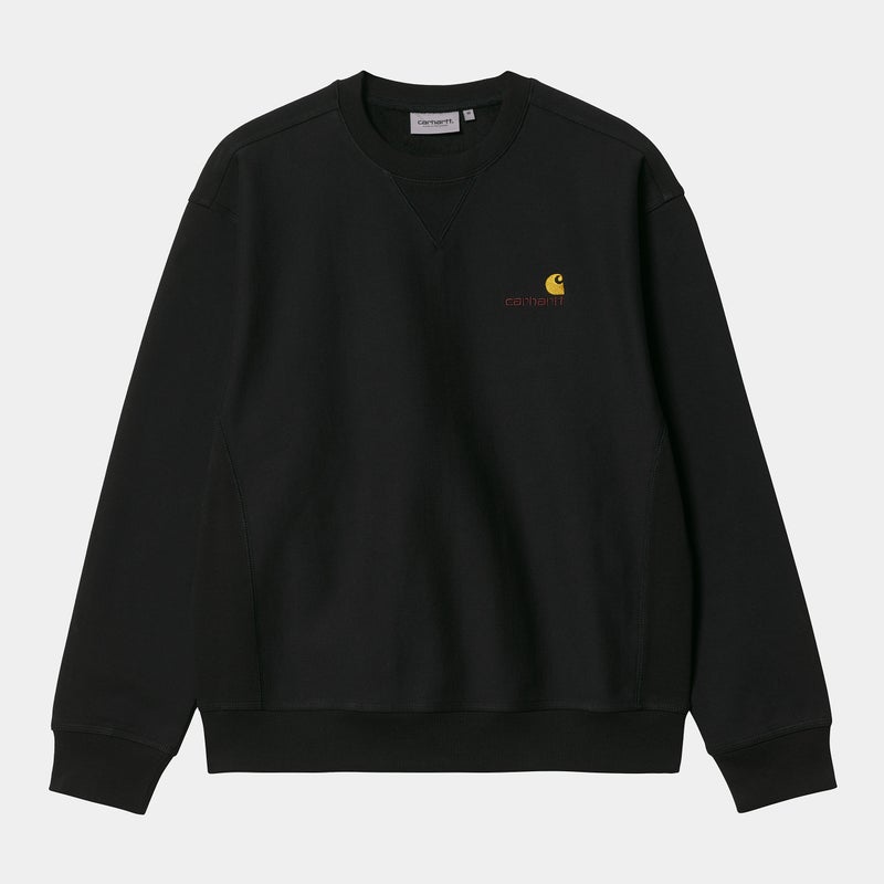 Carhartt  American Script sweat, black