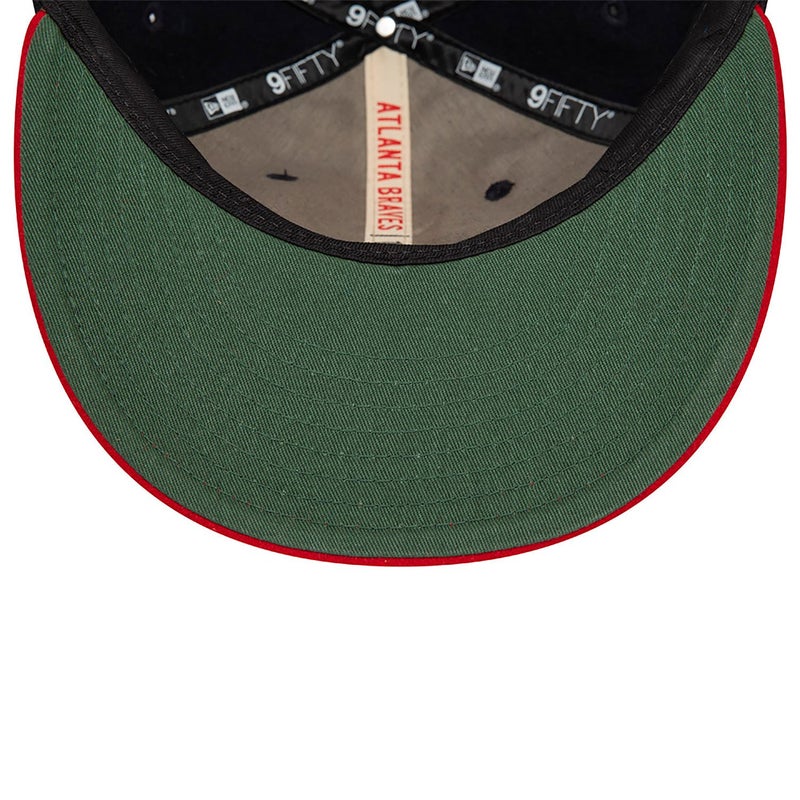 New Era Heritage Atlanta Braves Retro Crown 9FIFTY, navy / red