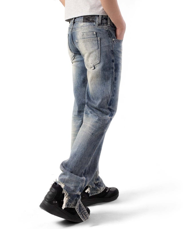 Racer Slim Fit Jeans, blue.