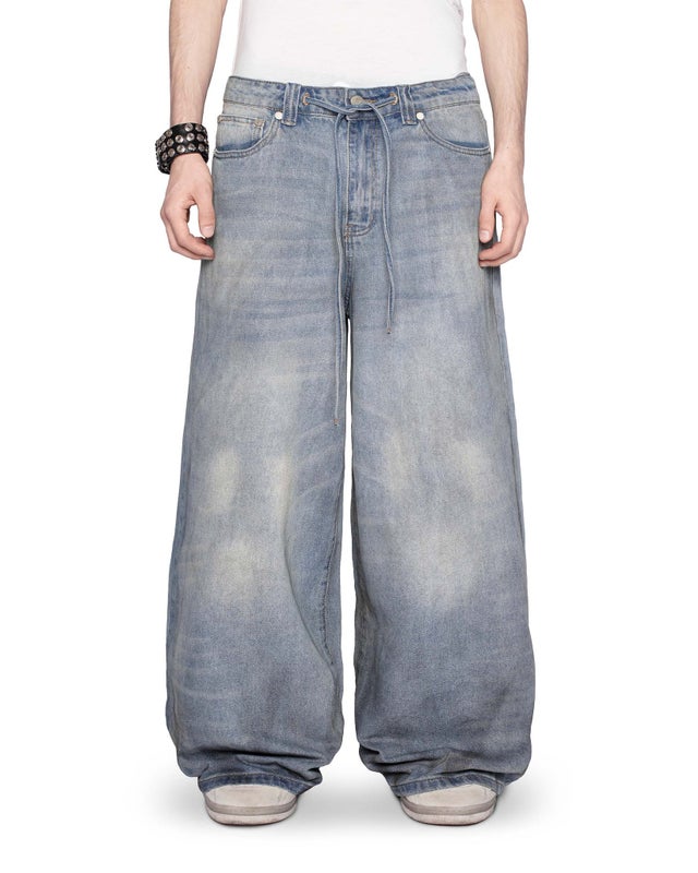 RACER ULTRA WIDE JEANS, blue