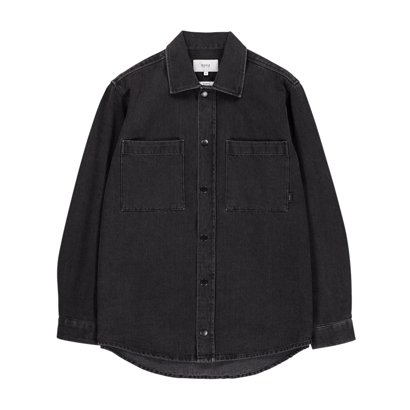 Makia Boulder Overshirt, black
